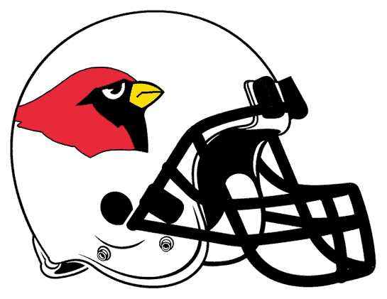 Ball State Cardinals 1985-1989 Helmet Logo diy DTF decal sticker